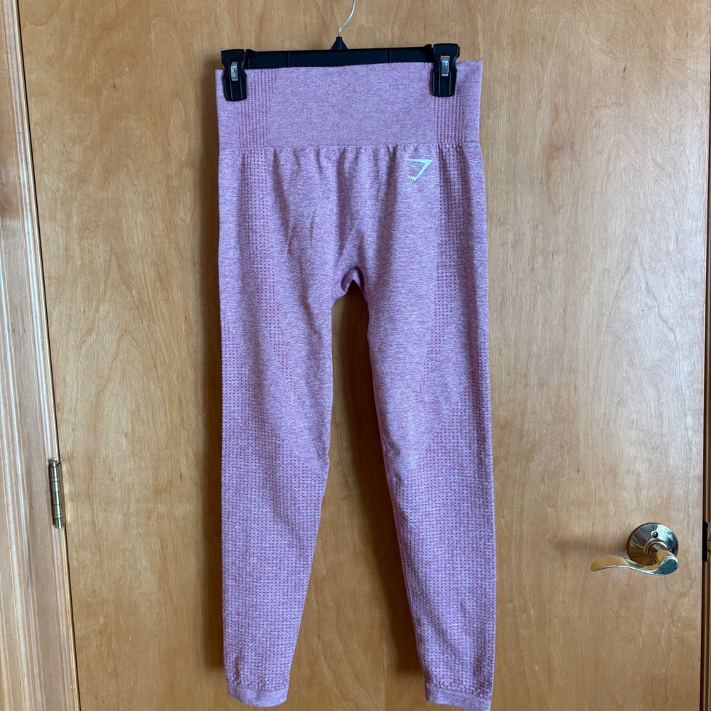 Gymshark Vital Seamless Leggings‎ Women's Athletic Pink Workout Gym Pants